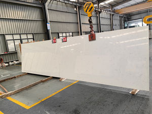 Mesa de Cuarzo Bianco Carrara Goldtop OEM 4044 - 3200x1600mm, 20mm/30mm de Grosor, Diseño Moderno para Decoración de Interiores de Villas - Product Image 6