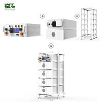Rack à haute efficacité haute tension 16kwh à 241kwh Batterie au lithium Lifepo4 Module 51.2v 314ah avec certification Msds