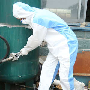 CAT III TYPE 5/6 <strong>Painter</strong> Coverall Spray Waterproof Hazmat Suit Paint Clothing <strong>PPE</strong> Disposable Overall Coverall - Product Image 3
