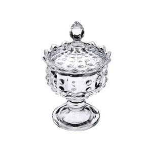 Nuovo Barattolo <span class=keywords><strong>in</strong></span> <span class=keywords><strong>Vetro</strong></span> Colorato Viola <span class=keywords><strong>con</strong></span> Piedistallo Elettroplaccato, Contenitore per Caramelle <span class=keywords><strong>con</strong></span> <span class=keywords><strong>Coperchio</strong></span> <span class=keywords><strong>in</strong></span> <span class=keywords><strong>Vetro</strong></span> - Product Image 1