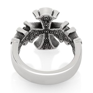 Bague ajustable en argent sterling 925 pour femme, style hip-hop, avec diamants, élégante, scintillante, bijoux fins, bande ouverte, plaquée or - Product Image 4