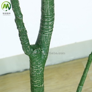 Árboles artificiales de plástico separados Real Touch dejan bonsái interior decorativo y árbol de níspero Pachira <span class=keywords><strong>Aquatica</strong></span> - Product Image 5