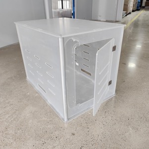 <span class=keywords><strong>Cage</strong></span> rectangulaire en acrylique transparent de 30 pouces pour chien, maison pour chat, maison lucite, assemblage facile, <span class=keywords><strong>cage</strong></span> pour chiot - Product Image 4
