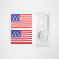 Petite bannière d'intérieur personnalisée avec logo, 100% polyester, impression numérique, fanion pour bureau, maison, table, bureau, drapeau, base de poteau, toutes les couleurs