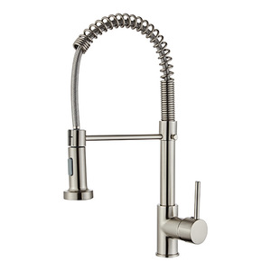 <span class=keywords><strong>Rubinetto</strong></span> da Cucina Moderno in Acciaio Inox Spazzolato Nero Argento <span class=keywords><strong>con</strong></span> Doccetta Estraibile, Fornitori Produttori - Product Image 6