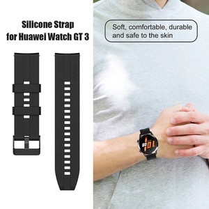 Correa de silicona de 22mm para <span class=keywords><strong>Huawei</strong></span> <span class=keywords><strong>Watch</strong></span> <span class=keywords><strong>GT</strong></span> 3 <span class=keywords><strong>46mm</strong></span>/<span class=keywords><strong>GT</strong></span> <span class=keywords><strong>Runner</strong></span>, reloj deportivo, pulsera de muñeca, correa de repuesto, accesorios para reloj inteligente - Product Image 5