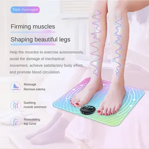 TENS Intelligent Pulse Foot Stimulation Massager Convenient Folding Leg Shaper 8 Modes 20 Gears CBRL