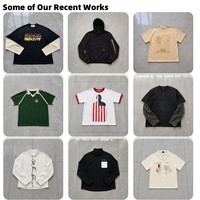 Sweat à capuche surdimensionné personnalisable de haute qualité sans cordon, impression personnalisée, molleton français épais