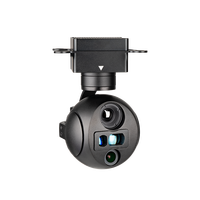 Kamera Gimbal UAV Mini 3 Axis A609R 2MP EO 640X512 IR Thermal AI Tracking 1200m Laser Rangefinder Drone Payload