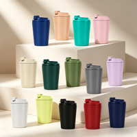 Tasses à café isothermes en acier inoxydable à double paroi avec logo couleur personnalisé, 350 ml/500 ml, sans BPA, maintien thermique 6-12 heures