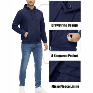Sudaderas Extra Grandes de Algodón para Hombre, Sudaderas de Alta Calidad Personalizadas, Ropa Casual de Algodón para Hombre en Venta - Product Image 3