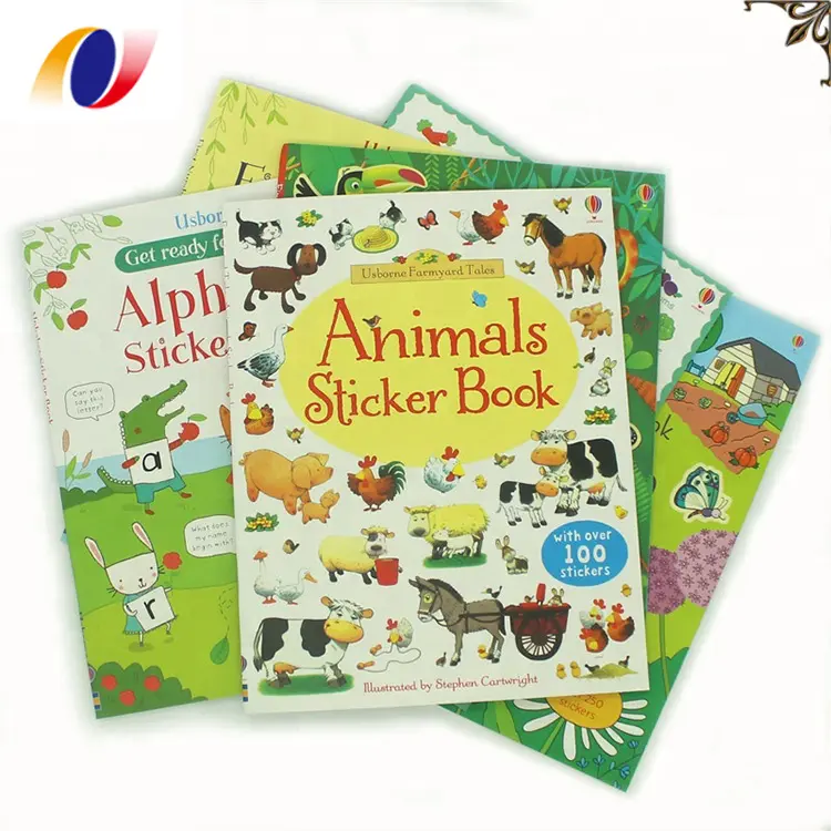 Özel baskı kullanımlık etkinlik planlayıcısı çocuk Sticker kitap baskısı