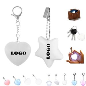 Luz USB para Bolso, Llavero con Sensor Táctil, Luz LED para Bolso, Lámpara Nocturna con Forma de Corazón y Estrella - Product Image 1