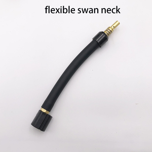 JINSLU <span class=keywords><strong>MB15</strong></span> 15AK Antorcha de Soldadura <span class=keywords><strong>MIG</strong></span>/MAG de Cuello de Cisne, Consumibles, 180A, Ciclo de Trabajo del 60%, Alambre de 0.6-1.0mm, Estilo Binzel BW, Fujian China - Product Image 3