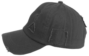 Toptan stok Vintage kırık ağır yıkama sıkıntılı boş yüksek kaliteli yama beyzbol şapkası - Product Image 4