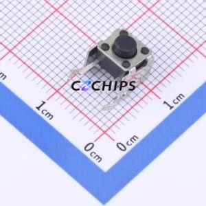 TSD010A05026A Tactile Switch Bent Lead Through Hole,6x6mm Switch Round Button 2.6N Right Angle Insert 6mm - Product Image 1