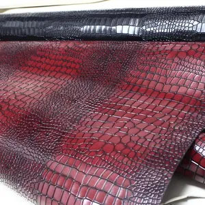 Großhandel hochwertige Rindsleder Krokodil Muster echtes Leder für die Herstellung von Craft Belt Wallet Bag Schuhe