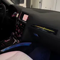 Luz Ambiental de 64 Colores Symphony para Audi A4 A5 B8 09-16, Iluminación Dinámica Interior, Accesorios para el Tablero y Paneles de Puertas