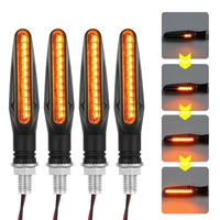 Bande LED universelle 12V à clignotants séquentiels pour moto, scooter électrique, VTT et modèles modifiés