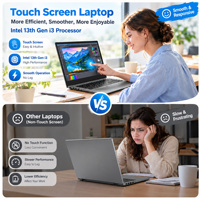 Nieuwe Snelle Levering 15,6 Inch IPS Touchscreen Laptop 13e Generatie Intel Core I5 13420H 3 USB Poorten Windows 11 Pro Business ODM & OEM