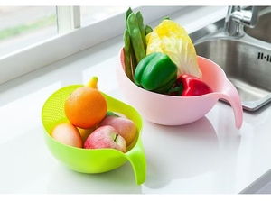 Arroz Lavar Filtro Filtro Cesta <span class=keywords><strong>Colander</strong></span> Peneira Fruta Vegetal Tigela Escorredor Limpeza Ferramentas Kit Cozinha Casa Ferramentas cozinha - Product Image 6