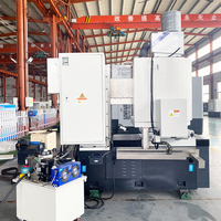Rectificadora de Superficies de Mesa Redonda de Eje Horizontal CNC de Alta Precisión, Máquina de Rectificado Plano de Precisión para Piezas de Válvulas y Rodamientos