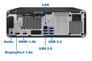 Nueva PC de Escritorio Empresarial H-P <span class=keywords><strong>ProDesk</strong></span> 400 G9 <span class=keywords><strong>SFF</strong></span>, Intel Core I5-14500 de 10 Núcleos, 8 GB de RAM DDR4, SSD NVMe de 512 GB - Product Image 2