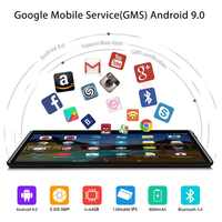 Nueva Tablet PC Android 12.0 de 10 Pulgadas y 6GB, Procesador Rockchip de Cuatro Núcleos, Uso Comercial, Wi-Fi 5G, GSM, Resistente al Agua, Teclado, Ratón, 1280x800