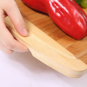 Juego de Tablas de Cortar de Bambú, 3 Piezas, Rectangulares, para Cocina, Verduras, Frutas, Pizza, Material Natural, Origen Fujian - Product Image 4