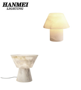 Modern LED Table Lamp With Flexible Polished Marble AC Powered <b>Touch</b> Control Reading & Bedroom Use HM-ZZ-8373 Modern Design Slee - Product Image 1