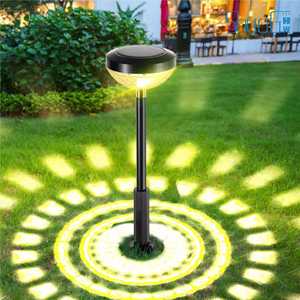 Nouveau design éclairage de jardin borne d'éclairage extérieure étanche décoration de voie led lampe solaire de jardin et de pelouse - Product Image 1