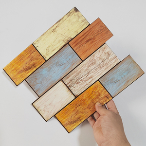 Venta al por mayor de PVC a prueba de aceite impermeable azulejos de <span class=keywords><strong>la</strong></span> <span class=keywords><strong>pared</strong></span> <span class=keywords><strong>para</strong></span> cocina baño hogar calcomanías - Product Image 5