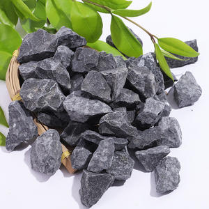 Natürlicher schwarzer Schotter Schotter <span class=keywords><strong>Sand</strong></span> von Kopfstein pflaster Kiesel Lieferanten für Bau Pflaster Landschafts bau Auffahrt - Product Image 2