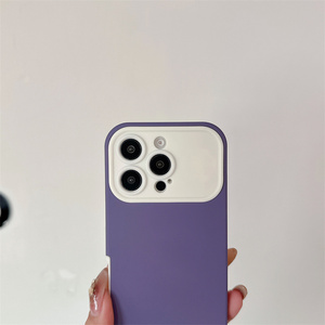 Pure Color Converted Matte Mobile Phone case <b>for</b> iPhone 17 16 15 14 13 Pro Max Frosted colorful <b>Camera</b> Frame Back tpu <b>PC</b> Cover - Product Image 6