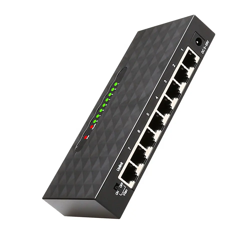 100m Network Computing Ethernet Internet 8 Port RJ45Lan Hub Network switch 10 100 Mbps Ethernet Network Switch