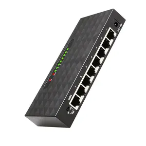 100 m רשת מחשוב Ethernet אינטרנט 8 יציאת RJ45Lan רכזת רשת מתג 10 100 Mbps Ethernet רשת מתג
