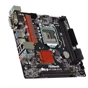 पीसी गेम्स मेनबोर्ड के लिए ASROCK H110M DVS LGA1151 DDR4 32G PCI-E 3.0 के लिए 2024 हॉट सेलिंग H110M डेस्कटॉप मदरबोर्ड