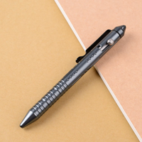 Stylo tactique durable Stylo de poche EDC Stylo à corps en aluminium avec brise-vitre d'urgence