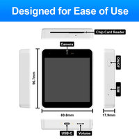 Terminal de paiement mobile NFC Tap to Pay, mini terminal de point de vente intelligent pour l'inventaire, l'épicerie, les bus et la collecte de dons Z80