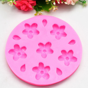 Molde <span class=keywords><strong>de</strong></span> Silicona para <span class=keywords><strong>Fondant</strong></span> con Forma <span class=keywords><strong>de</strong></span> Flor <span class=keywords><strong>de</strong></span> Ciruelo y Flor <span class=keywords><strong>de</strong></span> Cerezo para Decoración <span class=keywords><strong>de</strong></span> Pasteles, Adorno para Cupcakes, Manualidades - Product Image 3