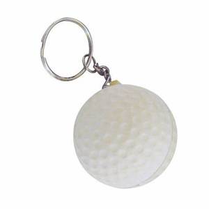 Pelota Antiestrés de Espuma PU con Logotipo Personalizado, Juguete Suave con Cadena para Llaves, para Aliviar el Estrés y Hacer Ejercicio - Product Image 2