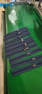 Kyy tự động nylon dây kéo thanh trượt gắn và cắt kết hợp máy, CFC dây kéo máy làm, túi dây kéo máy - Product Image 5