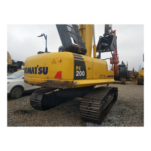 Excavatrice sur chenilles KOMATSU PC200-8 de 20 tonnes, d'occasion, d'origine japonaise, équipement de construction, moteur de pompe, moteur 0,8 m - Product Image 1