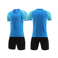 Maillots de football personnalisés avec logo, nom, numéro et commandes d'équipe – Ensemble uniforme d'arbitre de football pour hommes et femmes