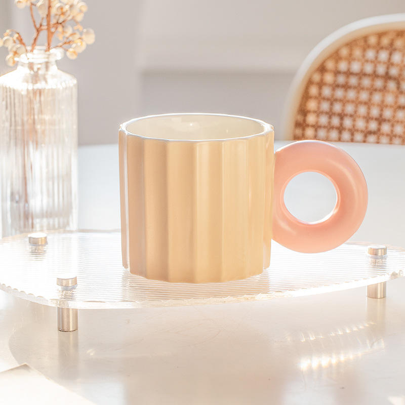 แก้วมัคหูใหญ่สีส้ม - แก้วเดี่ยว