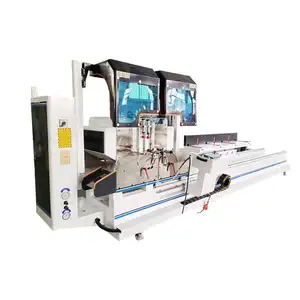 Machine de découpe de profil à Double tête, w, Cnc, en aluminium, pour portes et fenêtres