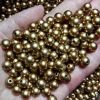 Sachet de 500g Perles Nacrées en ABS 4/6/8/10/12/14/16/18mm, Perles Rondes en Vrac pour Bracelets DIY, Confection de Vêtements et Fabrication de Bijoux