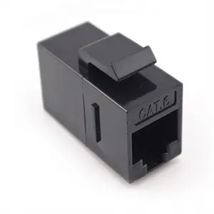 Hoge Kwaliteit Rj45 Female Naar Female Ethernet Connector Paneel Mount Afgeschermde Ethernet Adapter Voor Cat5 Cat5e Cat6e Cat7-kabel