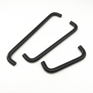 Handle <strong>Knob</strong> MLP12 Furniture Cabinet U Design Kitchen Euro Interior <strong>Door</strong> Black Handle - Product Image 3