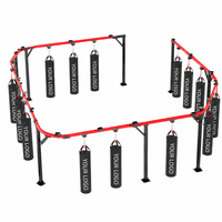Support mural extérieur pour studios de fitness avec barre de traction et support de sac de vitesse de boxe, conçu pour les combattants professionnels